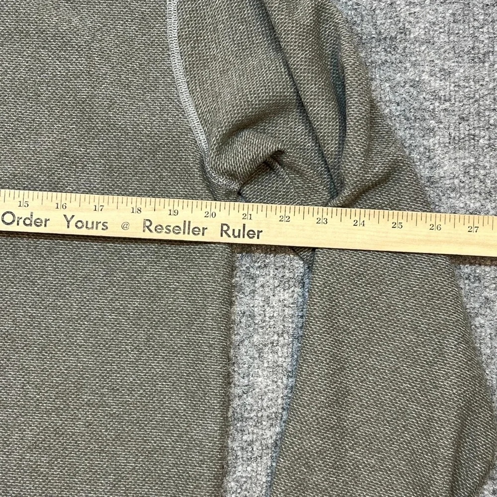 The North Face Fleece Pullover Mens Medium Gray 1/4 Zip Long Sleeve Shirt Hiking